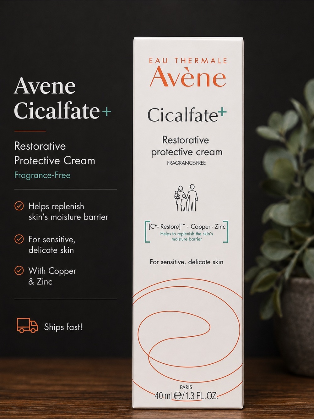 Cicalfate+ Restorative Protective Cream — White